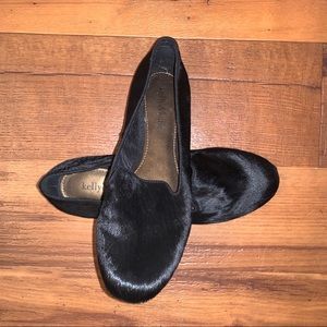 Faux Pony Hair Loafers